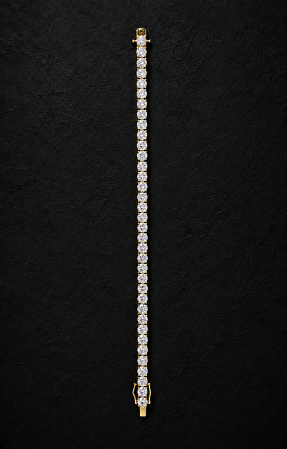 Pure Tennis Gold Bracelet