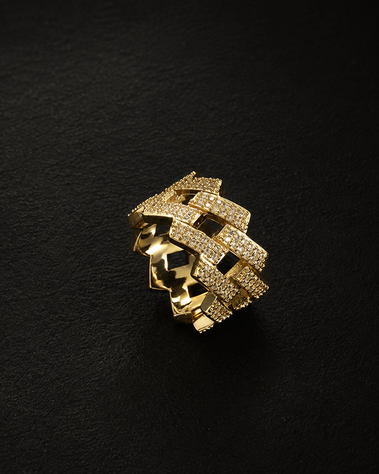Waffle Ring Gold